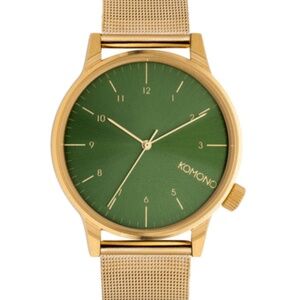 KIMONO Winston men's watch with gold metal band